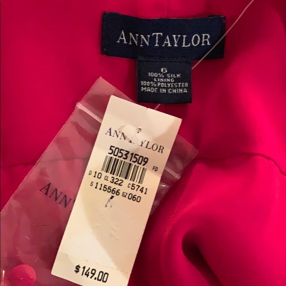Ann Taylor Silk Fuchsia Dress - Picture 6 of 6